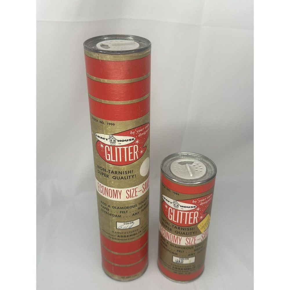 1 Lbs Vintage Craft House Gold Glitter Non Tarnishing‎
